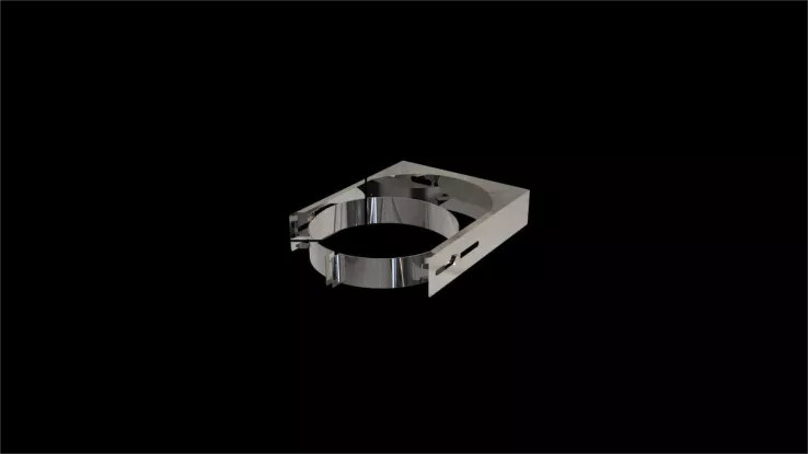 DW PLUS Wandabstandhalter 10–20 cm, Doppelwandig - Edelstahl
